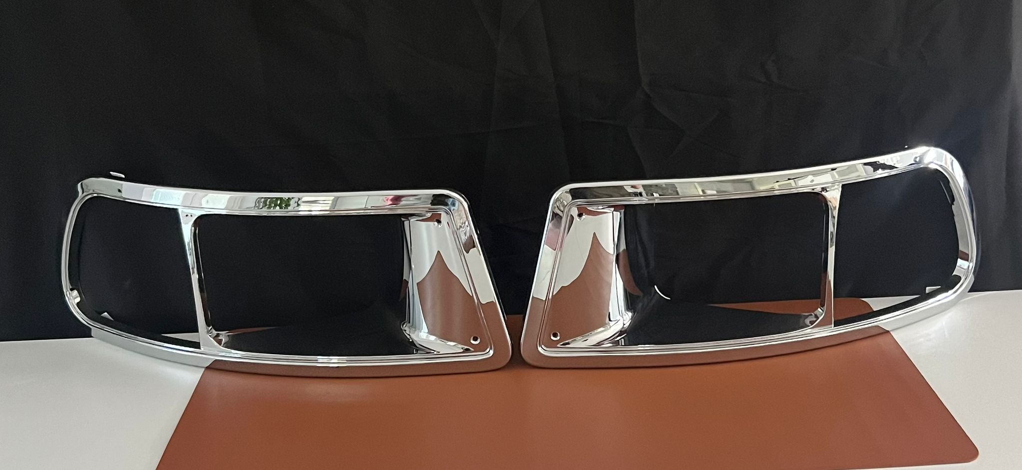 Bezel - headlamp Chrome #06-30545-002 and 06-30545-003